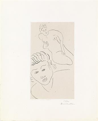 HENRI MATISSE Nu et Buste.